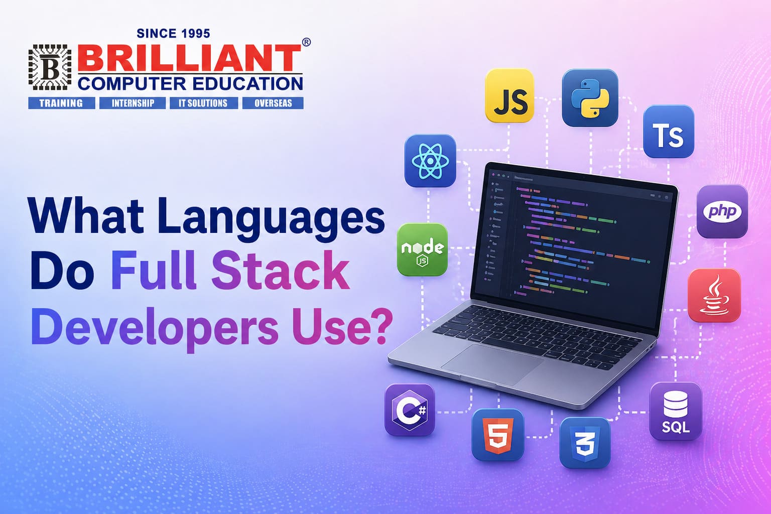 What Languages Do Full Stack Developers Use? | Brilliant Computer Education