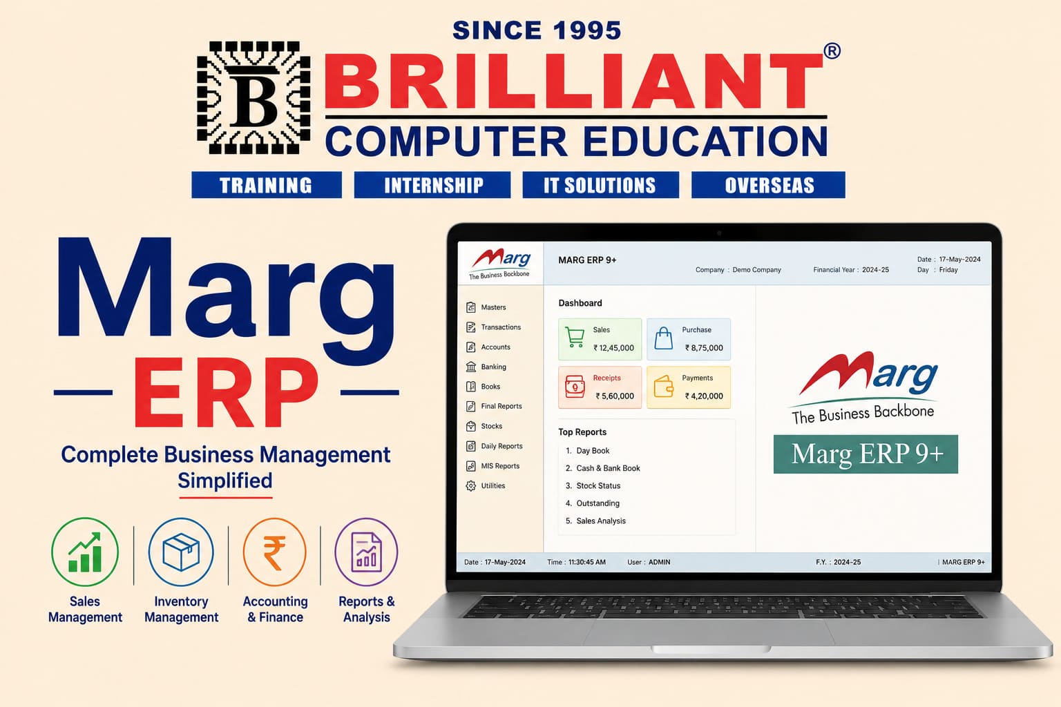 Marg ERP | Brilliant Computers
