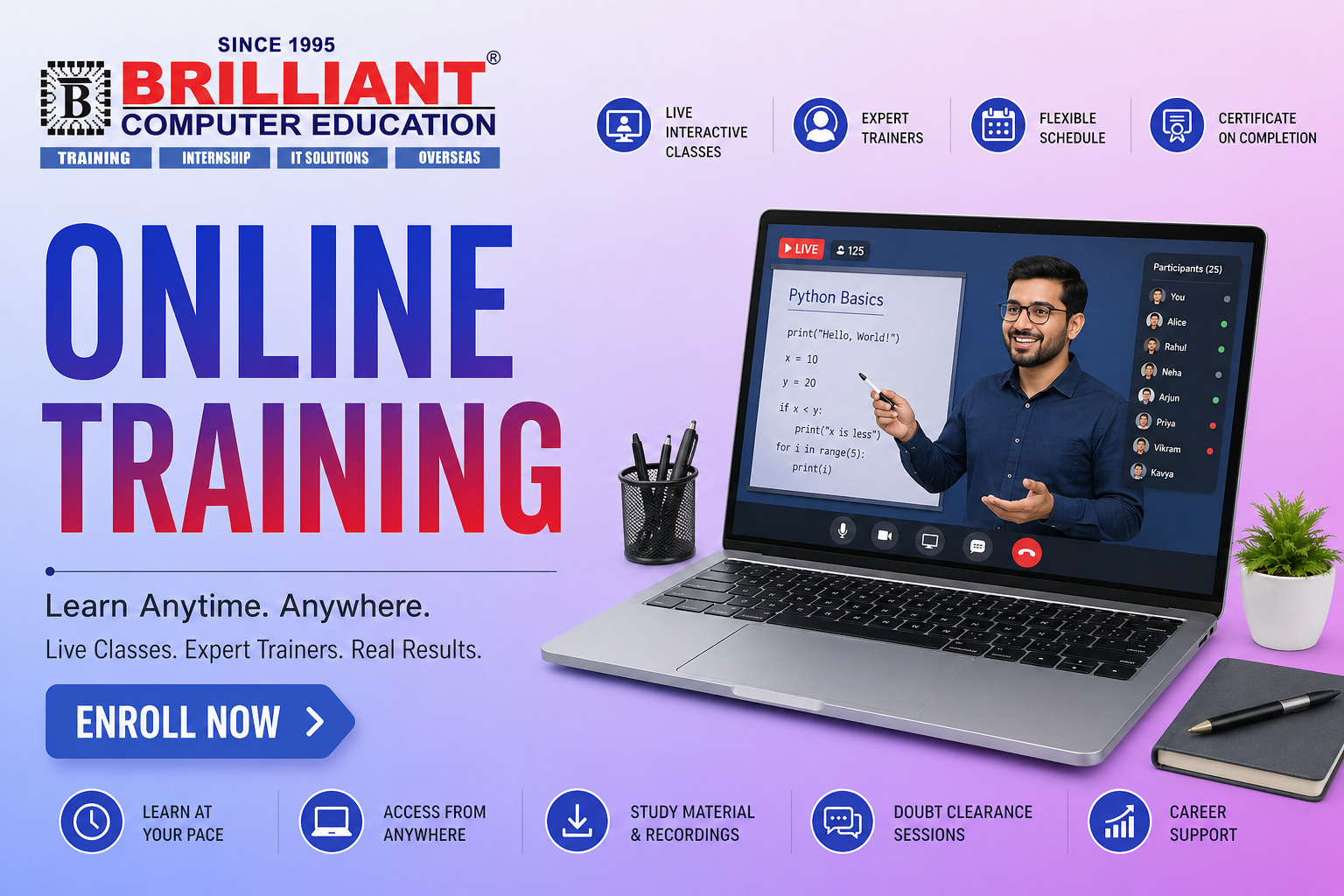 Online Training | Brilliant Computer Education